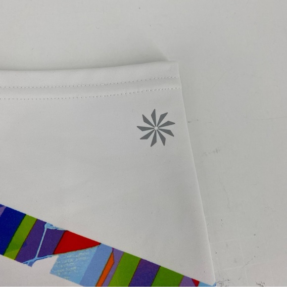 Athleta White Patterned Capri Leggings - Picture 5 of 8